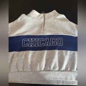 over sized- quarter zip H&M hoodie- Chicago- size large
